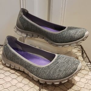 Skechers Gray Slip-on Activewear shoes